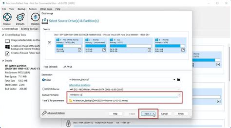 how to use macrium reflect.